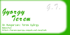 gyorgy terem business card
